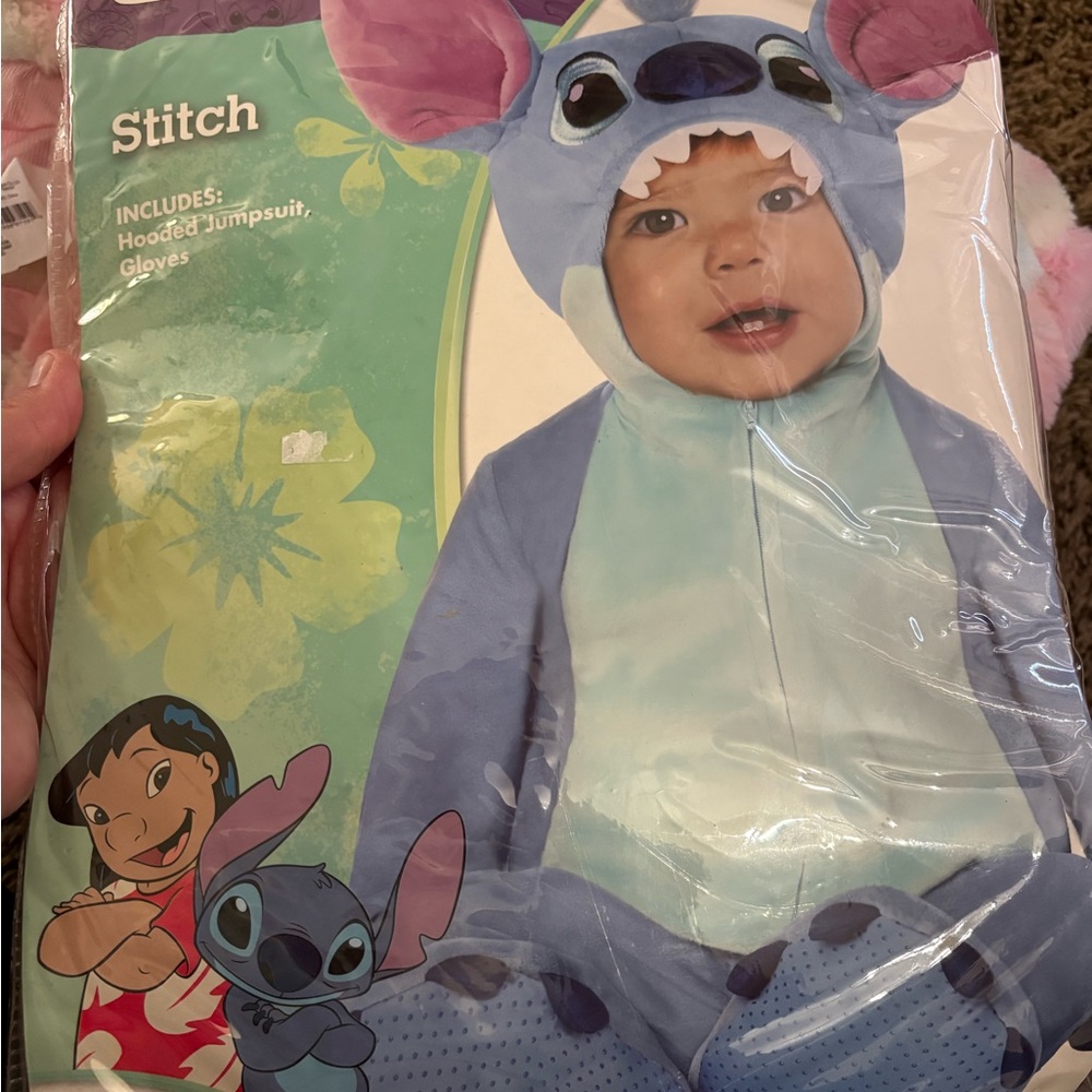Disney Stitch Kids Costume - Blue and Pink